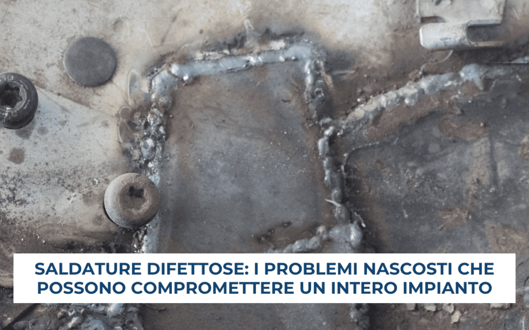 Saldature difettose: i problemi nascosti che possono compromettere un intero impianto